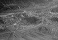 Domat/Ems, historisches Luftbild von Werner Friedli (1963)