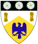 The coat of arms of the East Riding County Council, granted in 1945 and used until 1974. EastRidingofYorkshireCOAOld.png