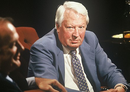 Appearing on television discussion programme After Dark in 1989