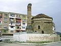 La moschea prima del restauro e ricostruzione del minareto.