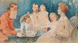 Cara Eleny Samokiš-Sudkovské a jeho rodiny (1902)