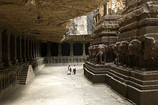 Ellora Caves, India, Kailasanatha Temple 2.jpg