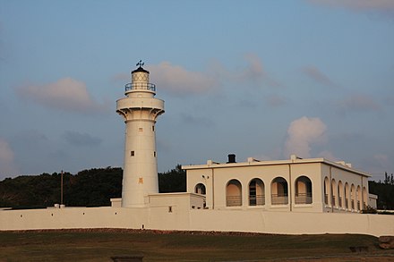 Eluanbi lighthouse is at the southern-most point of Taiwan