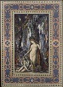 Gustave Moreau, Esquisse pour La Sirène et le Poète, c.1895, Paris, musée Gustave Moreau.