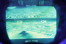 F-15E heads-up display of infrared image from LANTIRN. F-15E LANTIRN IR HUD image.jpg