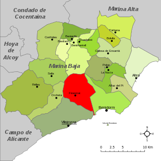 <span class="mw-page-title-main">Finestrat</span> Municipality in Valencian Community, Spain