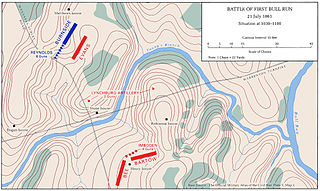 Map 4:Situation at 10:30–11:00(July 21, 1861)
