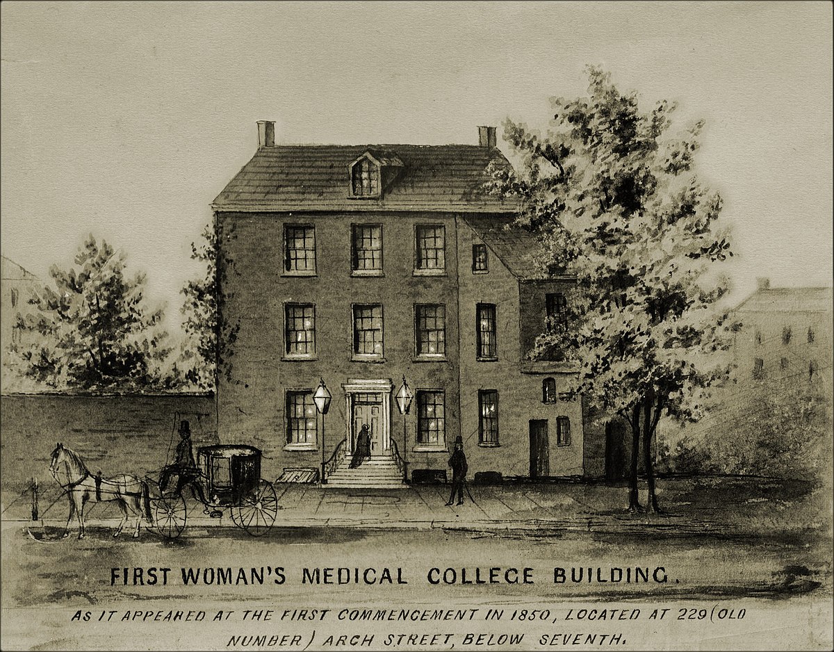 TAL DIA COMO HOY 1200px-First_Female_Medical_College_of_Pennsylvania_Building