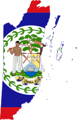 Thumbnail for File:Flag-map of Belize.svg