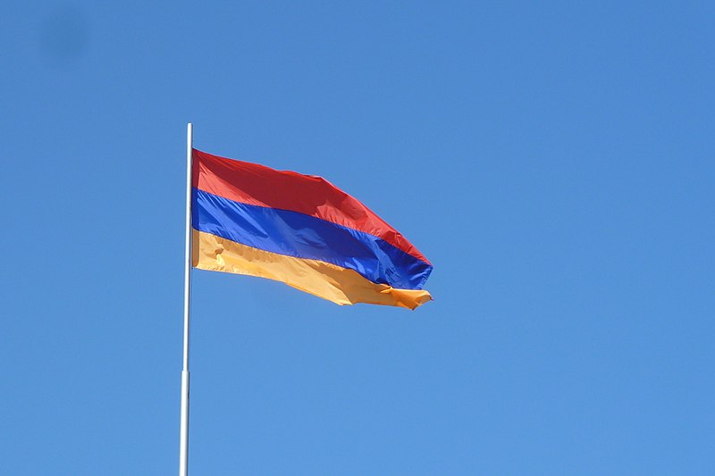 File:Flag of Armenia in Yerevan.JPG