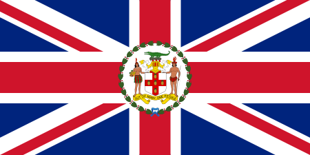 ไฟล์:Flag of the Governor of Jamaica (1962).svg