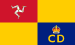 Flag of Isle of Man Civil Defense Service.svg