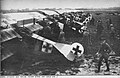 Военно летище от Първата световна война с триплан Fokker Dr1