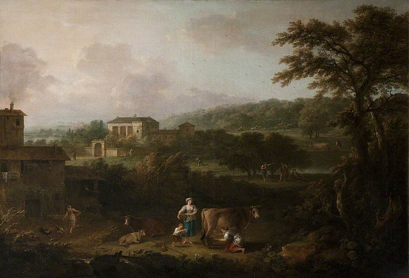 File:Francesco Zuccarelli (1702-1788) - Landscape with Pastoral Figures and Animals from Milton's 'L'Allegro' (1645) - 108878 - National Trust.jpg