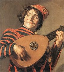 Buffoon with a Lute - Frans Hals