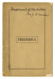 A pamphlet detailing the history of Fort Frederica on St. Simon's Island.