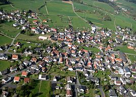 Aerial view of Friedensdorf