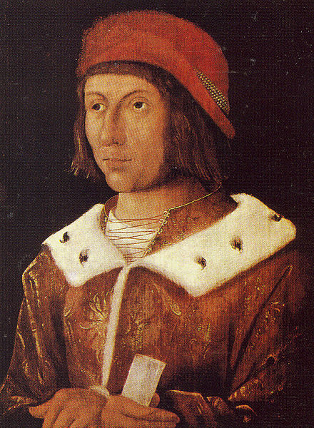 Kurfürst Friedrich I. von der Pfalz, „der Siegreiche“, betrieb 1451–1476 eine erfolgreiche Eroberungspolitik, Gemälde von Albrecht Altdorfer