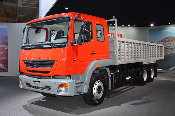 Fuso FJ rigid truck, made in India, at the International Motor Show 2014 in Hanover, Germany