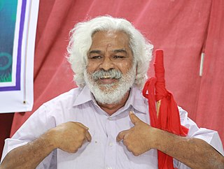 <span class="mw-page-title-main">Gaddar</span> Indian poet and activist (born 1949)