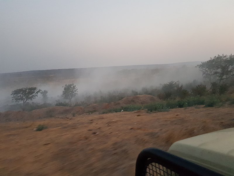 File:Garbage fires at Victoria Fall's landfill.jpg