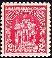 Battle of Fallen Timbers, commemorative issue of 1928, 2¢