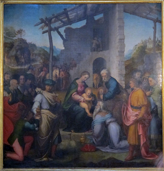 File:Giovanni antonio sogliani e santi di tito, adorazione dei magi 1540-1559 ca. 02.JPG