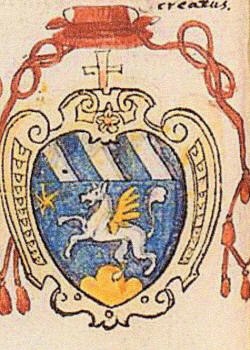 Coat of arms of Cardinal Girolamo Rusticucci.