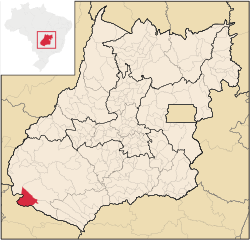 Lokalizacja w stanie Goiás