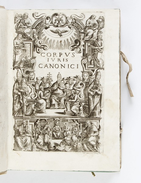 The Corpus Juris Canonici, the fundamental collection of Catholic canon law for over 750 years.