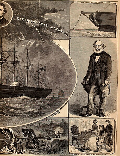 File:Great Eastern cable laying 2 Harper's weekly (1865) (14578534199).jpg