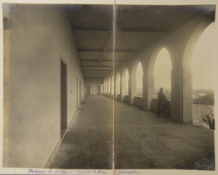 Interior do Colégio Coração de Maria de Guarulhos, Guilherme Gaensly.
