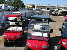 Helios Chargers, 130 watts and 205 watts, on solar powered golf carts HDKsolarpics.JPG