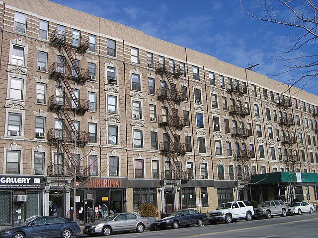 Apartment building in Central Harlem