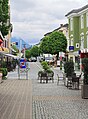 Der Hauptplatz mit dem Simon-Redtenbacherplatz im Vordergrund (2021)