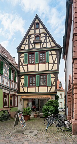 Building at Hauptstraße 37 in Ladenburg, Baden-Württemberg, Germany