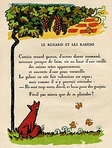 Le Renard Et Les Raisins Wikipedia