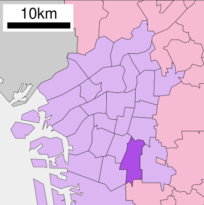 File:Higashisumiyoshi-ku in Osaka City.svg