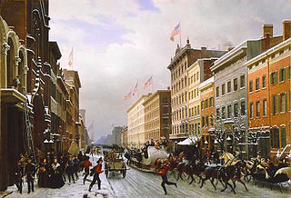 rue de New York en 1840