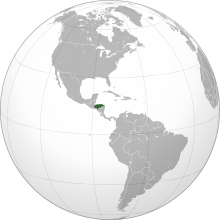Görüntünün açıklaması Honduras (ortografik projeksiyon) .svg.