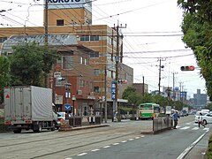 熊本市電本妙寺入口電停周辺