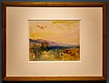 Turner - 1841 - Geneva, the Jura Mountains and Isle Rousseau, Sunset