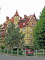 Čeština: Hotel Chopen v Karlových Varech. English: Hotel Chopen in Karlovy Vary, Czech Republic. Camera location 50° 13′ 26.63″ N, 12° 52′ 33.88″ E    View all coordinates using: OpenStreetMap