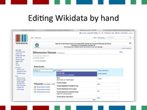 Screenshot of NEW Wikidata UI