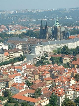 <span class="mw-page-title-main">Hradčany</span> City district surrounding Prague Castle in Prague, Czech Republic