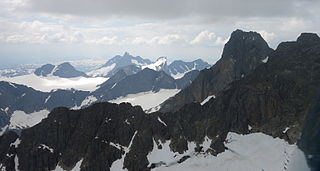 Hurrungane mountain range in Norway