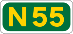 N55 road shield}}