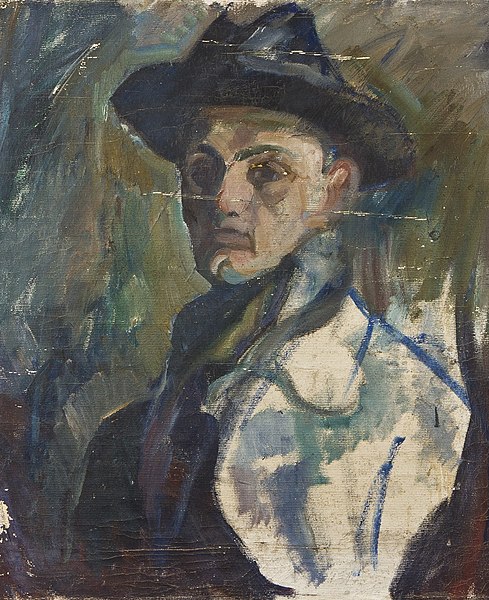 File:Ilmari Aalto - Self-Portrait (Wide Brim Hat).jpg