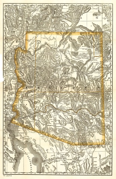 File:Indexed map of Arizona showing the stage lines, counties, lakes & rivers. LOC 98688443.tif