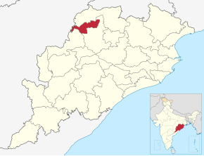 Kart over Jharsuguda